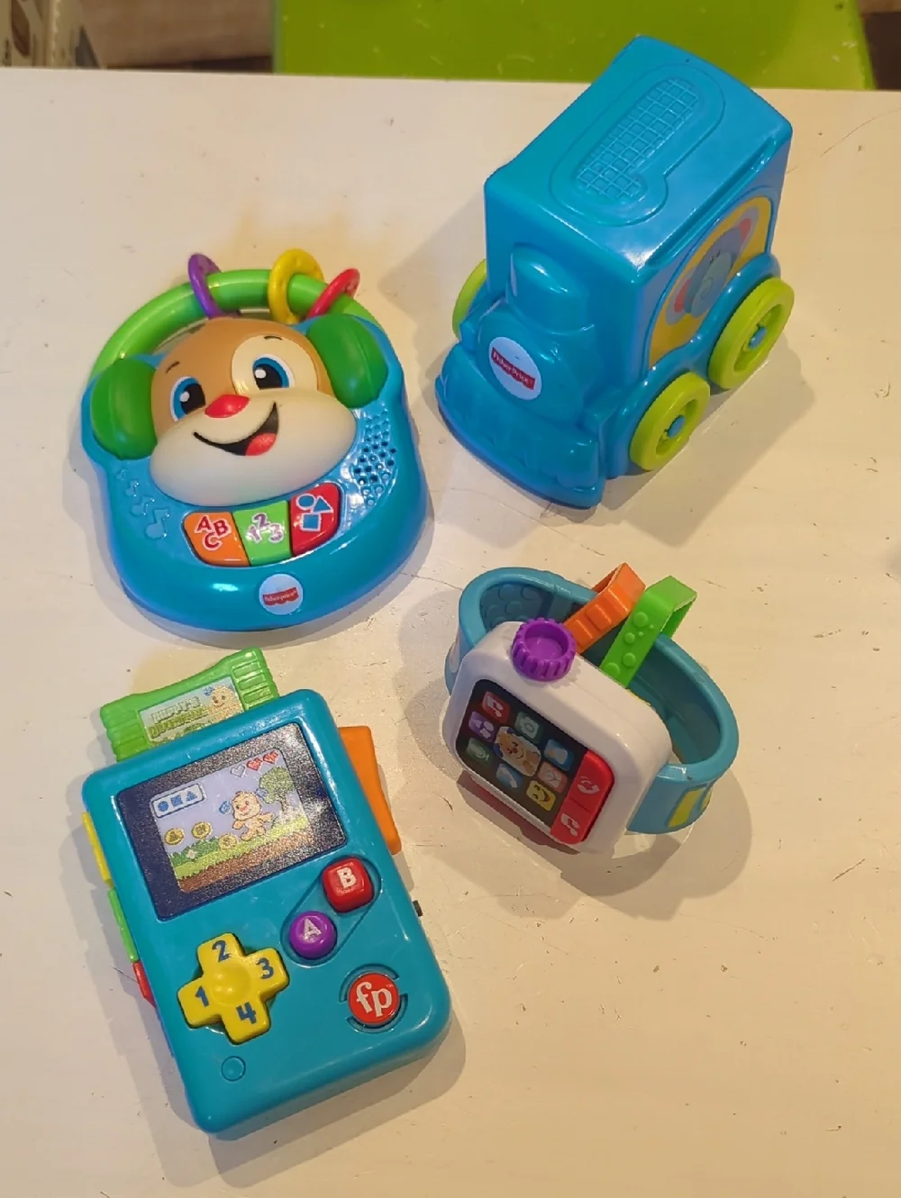 Fisher-Price Teal, Lime & Blue Interactive Learning Toy Set